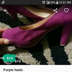 Purple heels